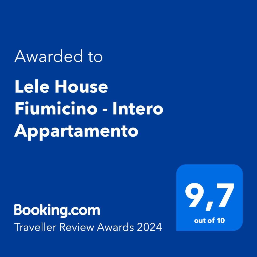 Lele House Fiumicino - Intero Appartamento Aeroporto Di Fiumicino - Nuova Fiera Di Roma Ngoại thất bức ảnh